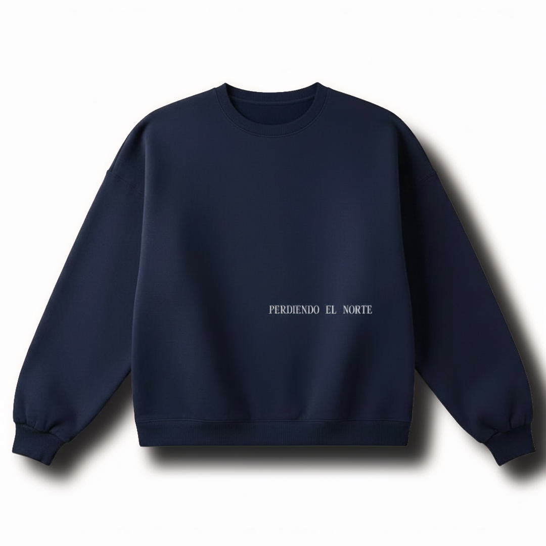 Suéter azul oscuro Perdiendo el Norte